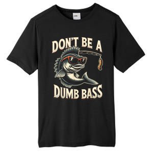 Funny Bass Fishing Stuff Funny Dad Bass Fish Papa Fishing Tall Fusion ChromaSoft Performance T-Shirt