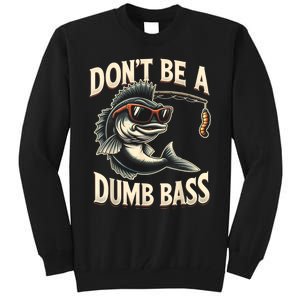 Funny Bass Fishing Stuff Funny Dad Bass Fish Papa Fishing Tall Sweatshirt