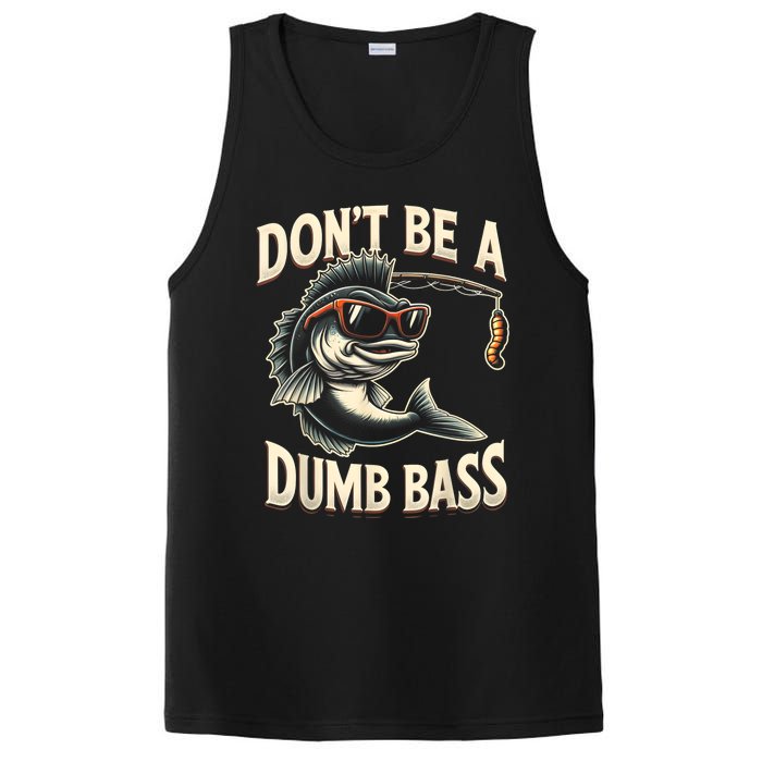 Funny Bass Fishing Stuff Funny Dad Bass Fish Papa Fishing PosiCharge Competitor Tank