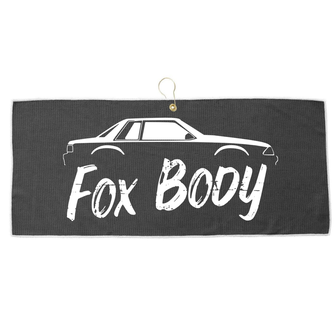 Fox Body Large Microfiber Waffle Golf Towel