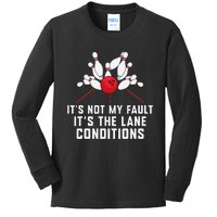 Funny Bowling For Men Women Bowler Team Bowling Lane Spare Kids Long Sleeve Shirt