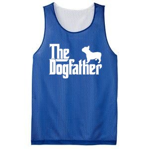 French Bulldog Father Dad Gift The Dogfather Gift Funny Gift Mesh Reversible Basketball Jersey Tank