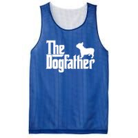 French Bulldog Father Dad Gift The Dogfather Gift Funny Gift Mesh Reversible Basketball Jersey Tank