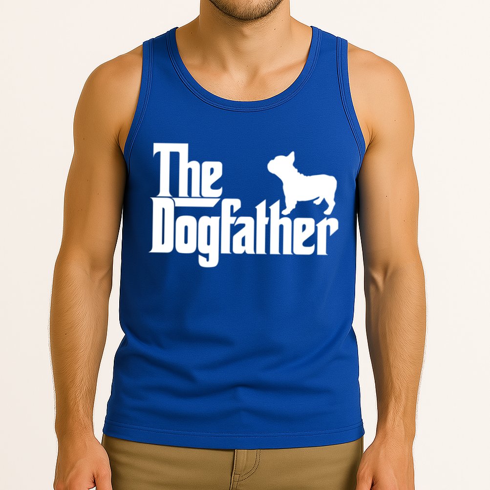 French Bulldog Father Dad Gift The Dogfather Gift Funny Gift Tank Top