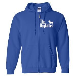 French Bulldog Father Dad Gift The Dogfather Gift Funny Gift Full Zip Hoodie