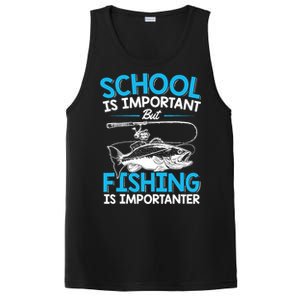 Fishing Boy Fish Lover Teen Boy Fishing PosiCharge Competitor Tank