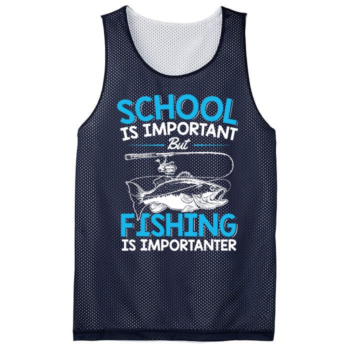 Fishing Boy Fish Lover Teen Boy Fishing Mesh Reversible Basketball Jersey Tank