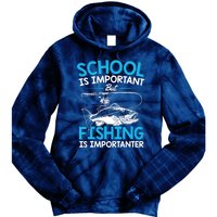 Fishing Boy Fish Lover Teen Boy Fishing Tie Dye Hoodie