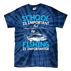 Fishing Boy Fish Lover Teen Boy Fishing Tie-Dye T-Shirt