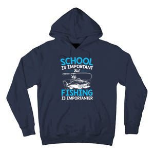 Fishing Boy Fish Lover Teen Boy Fishing Tall Hoodie