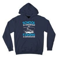 Fishing Boy Fish Lover Teen Boy Fishing Tall Hoodie