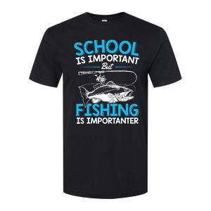 Fishing Boy Fish Lover Teen Boy Fishing Softstyle CVC T-Shirt