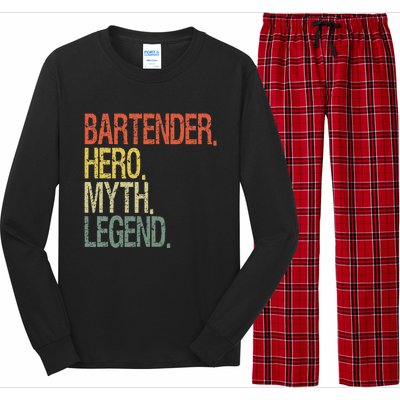 Funny bartender Long Sleeve Pajama Set