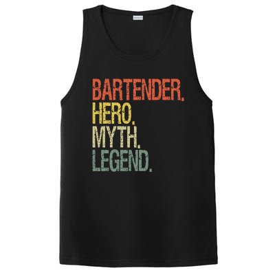 Funny bartender PosiCharge Competitor Tank