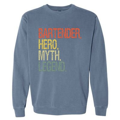 Funny bartender Garment-Dyed Sweatshirt