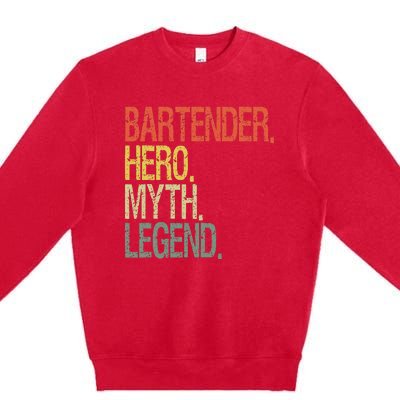 Funny bartender Premium Crewneck Sweatshirt