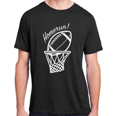 Funny Baseball Football Basketball Sports Novelty Gift Adult ChromaSoft Performance T-Shirt