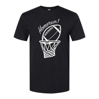 Funny Baseball Football Basketball Sports Novelty Gift Softstyle CVC T-Shirt