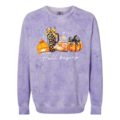 Fall Basics Colorblast Crewneck Sweatshirt