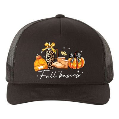 Fall Basics Yupoong Adult 5-Panel Trucker Hat