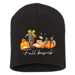 Fall Basics Short Acrylic Beanie