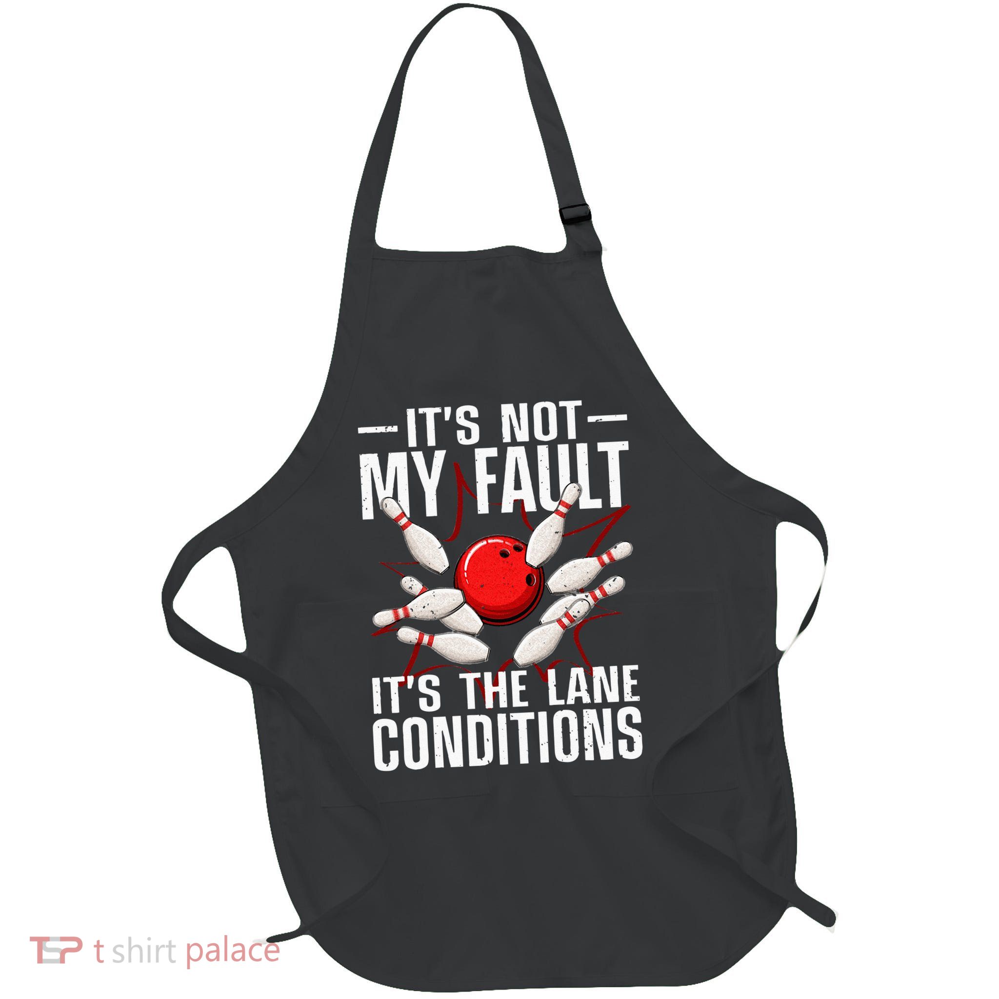 Funny Bowling For Men Women Bowler Team Bowling Lane Spare Apron