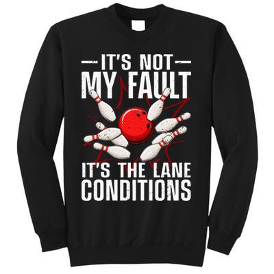 Funny Bowling For Men Women Bowler Team Bowling Lane Spare Sweatshirt