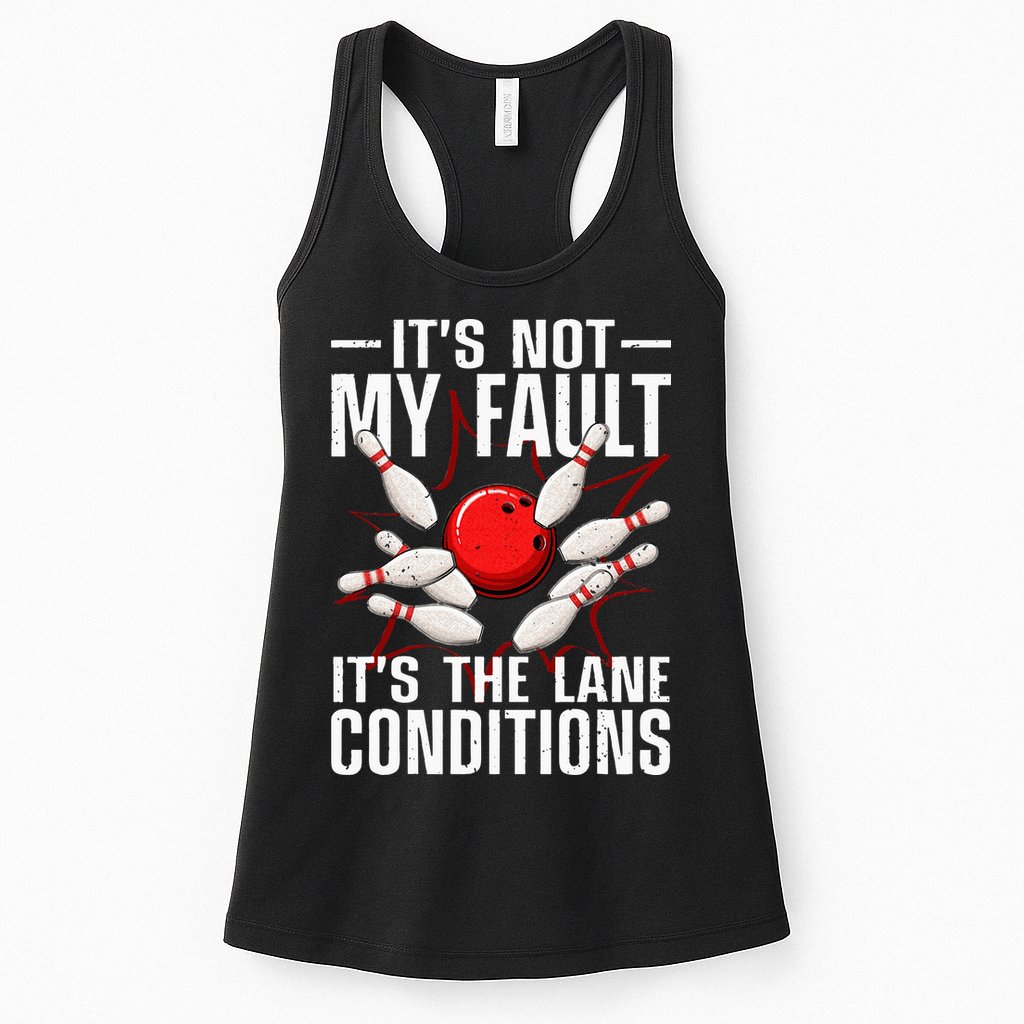 Funny Bowling For Men Women Bowler Team Bowling Lane Spare Womens Tank Top