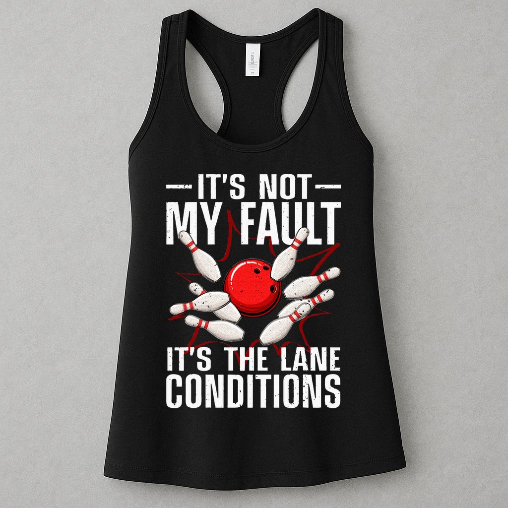 Funny Bowling For Men Women Bowler Team Bowling Lane Spare Womens Tank Top