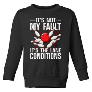 Funny Bowling For Men Women Bowler Team Bowling Lane Spare Toddler Sweatshirt