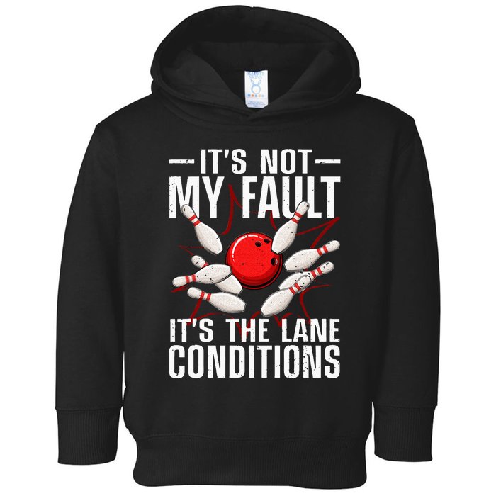 Funny Bowling For Men Women Bowler Team Bowling Lane Spare Toddler Hoodie