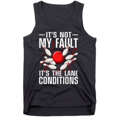 Funny Bowling For Men Women Bowler Team Bowling Lane Spare Tank Top