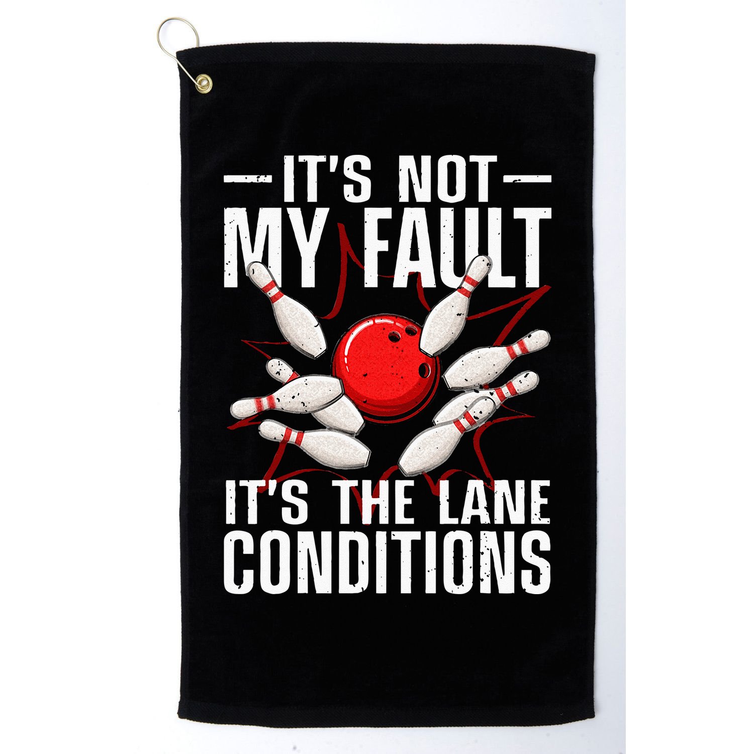 Funny Bowling For Men Women Bowler Team Bowling Lane Spare Golf Towel