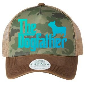 French Bulldog Father Dad Gift The Dogfather Gift Funny Gift Legacy Tie Dye Trucker Hat