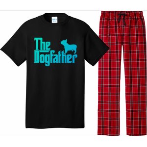 French Bulldog Father Dad Gift The Dogfather Gift Funny Gift Pajama Set