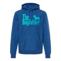 French Bulldog Father Dad Gift The Dogfather Gift Funny Gift Premium Hoodie