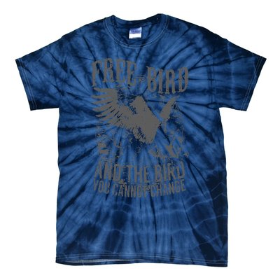 Free Bird Fiery Gift For Music Lovers Tie-Dye T-Shirt