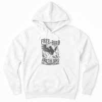 Free Bird Fiery Gift For Music Lovers Hoodie