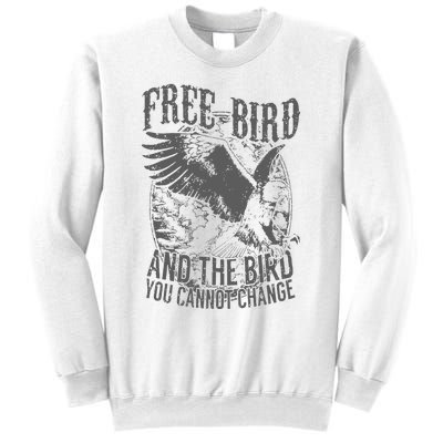 Free Bird Fiery Gift For Music Lovers Sweatshirt