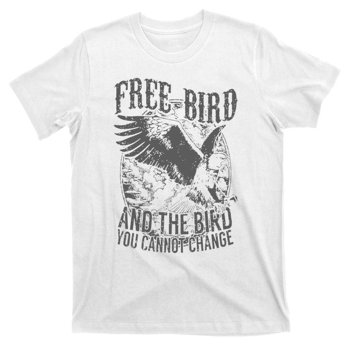 Free Bird Fiery Gift For Music Lovers T-Shirt