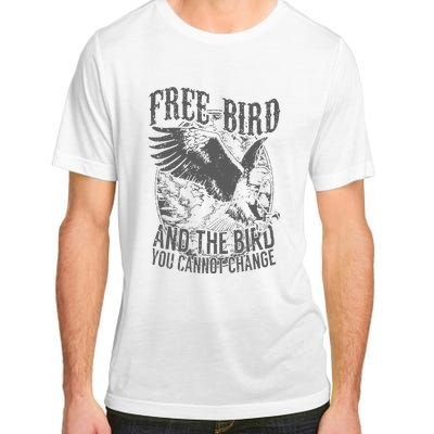 Free Bird Fiery Gift For Music Lovers Adult ChromaSoft Performance T-Shirt