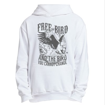 Free Bird Fiery Gift For Music Lovers Urban Pullover Hoodie