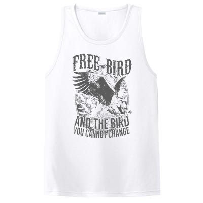 Free Bird Fiery Gift For Music Lovers PosiCharge Competitor Tank