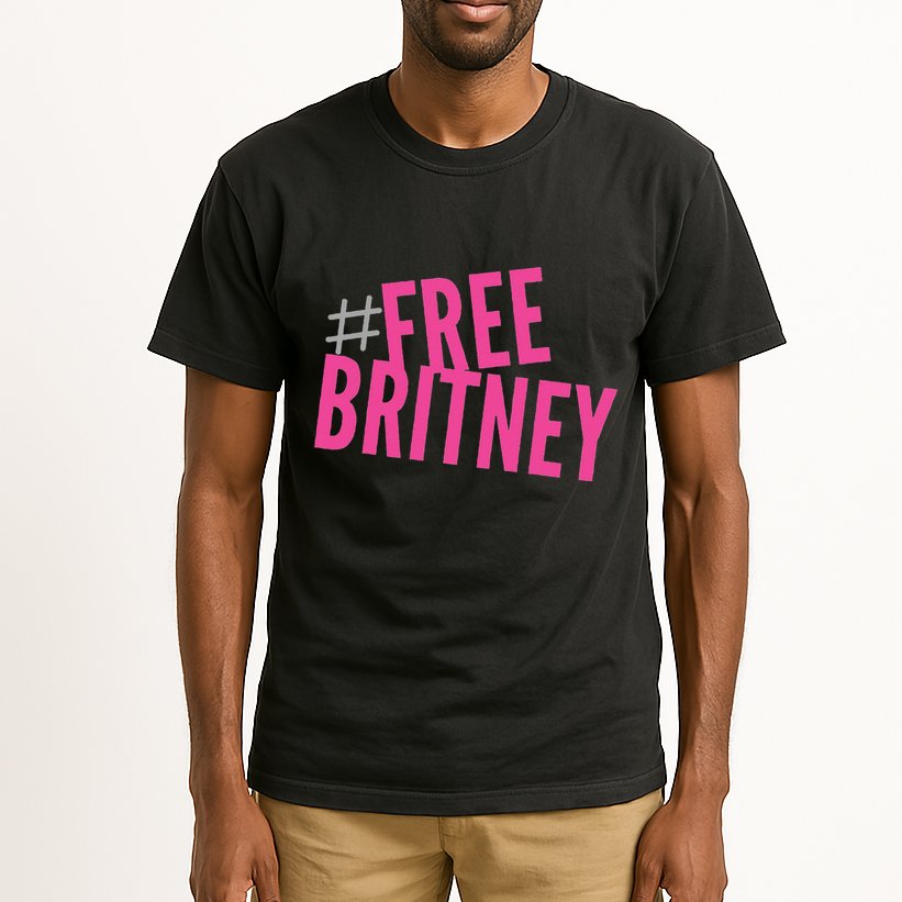 Free Britney Freebritney Support Britney Graphic Design Tall T-Shirt