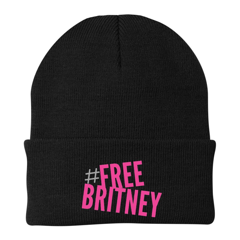 Free Britney Freebritney Support Britney Graphic Design Beanie