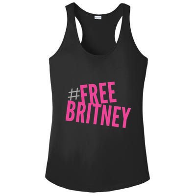 Free Britney Freebritney Support Britney Graphic Design Ladies PosiCharge Competitor Racerback Tank