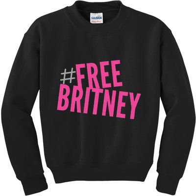 Free Britney Freebritney Support Britney Graphic Design Kids Sweatshirt