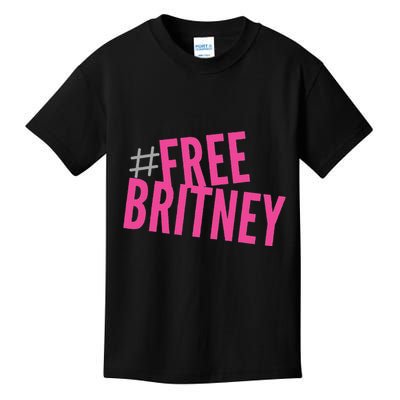 Free Britney Freebritney Support Britney Graphic Design Kids T-Shirt