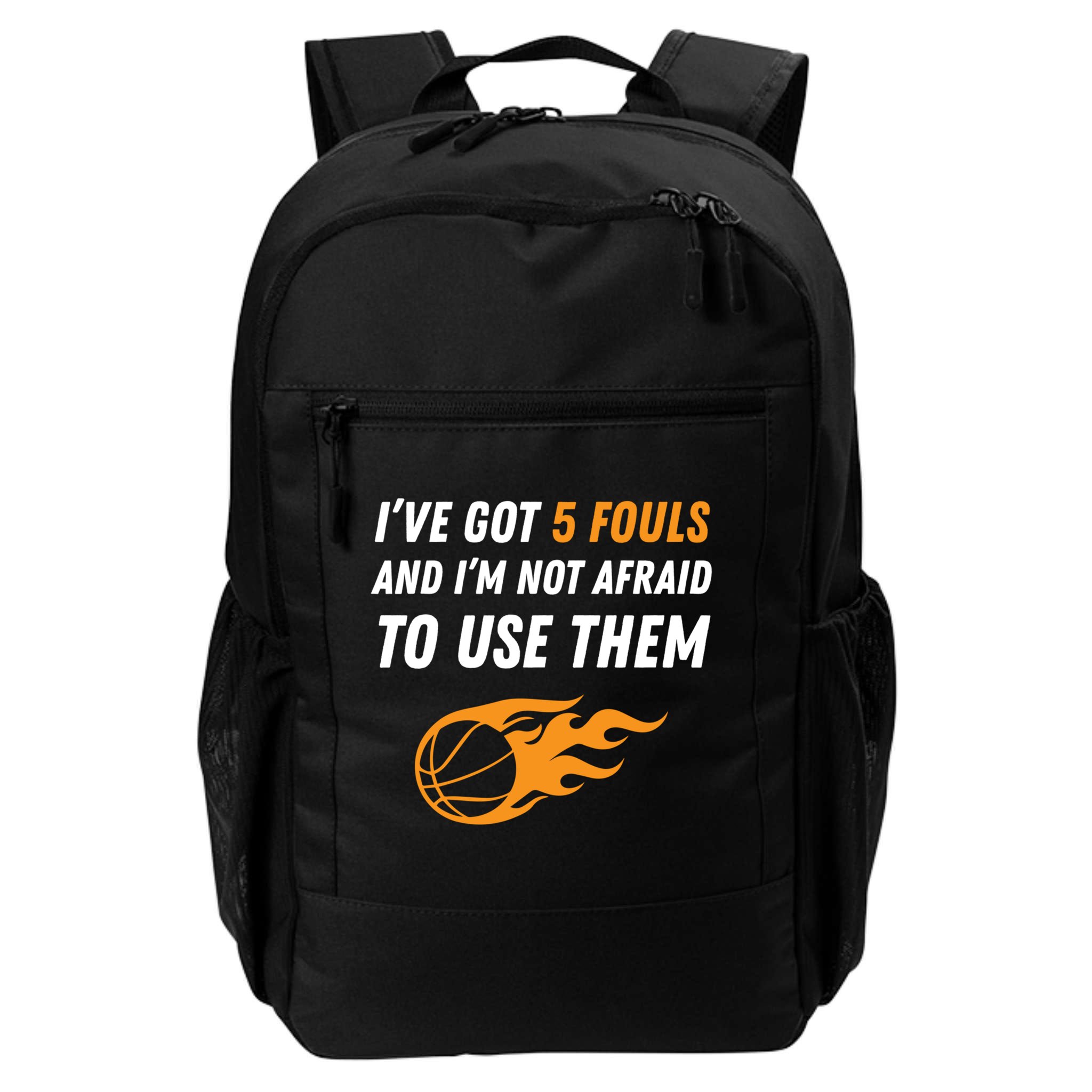 Funny Basketball Funny Gift 5 Fouls Backpack