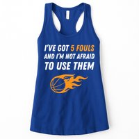 Funny Basketball Funny Gift 5 Fouls Womens Tank Top